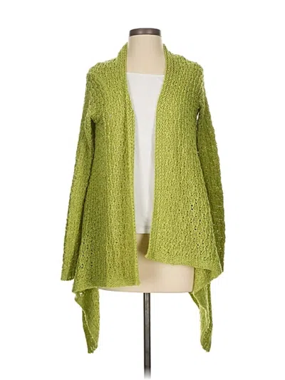 Pre-owned Bcbgmaxazria Cardigan Sweater In Green
