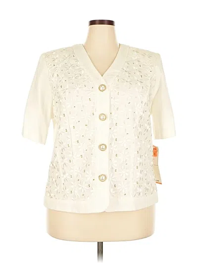 Pre-owned Sl Fashions Kimono In White