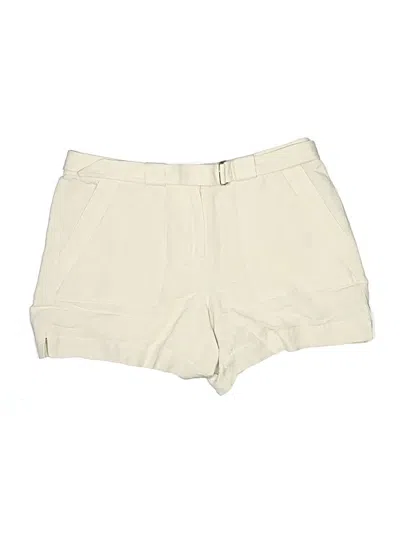 Pre-owned White House Black Market Khaki Shorts In White