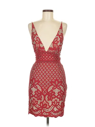 Pre-owned Stylestalker Cocktail Dress In Red