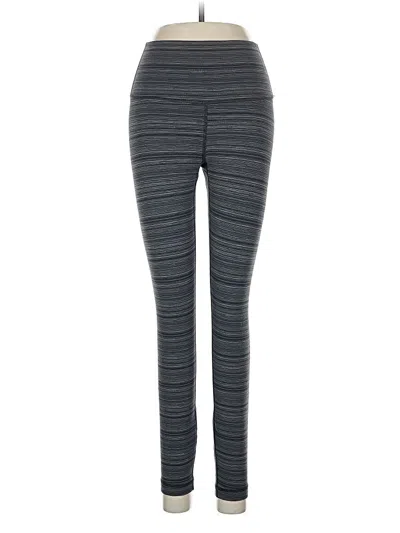 Pre-owned Lululemon Athletica Active Pants In Gray