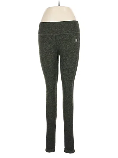 Pre-owned Forever 21 Active Pants In Green