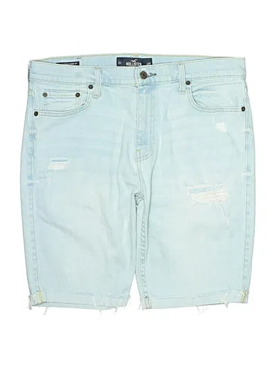 Pre-owned Hollister Denim Shorts In Blue