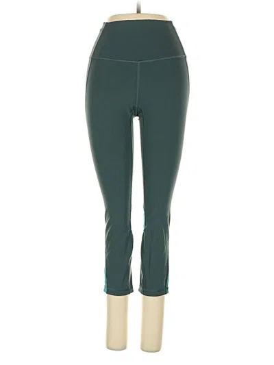Pre-owned Lululemon Athletica Active Pants In Green