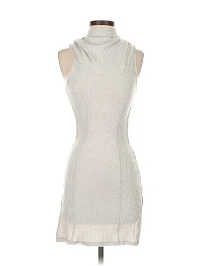 Pre-owned Assorted Brands Casual Dress In Gray