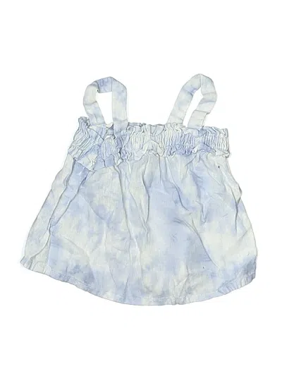 Pre-owned Zara Baby Kids' Sleeveless Blouse In Blue