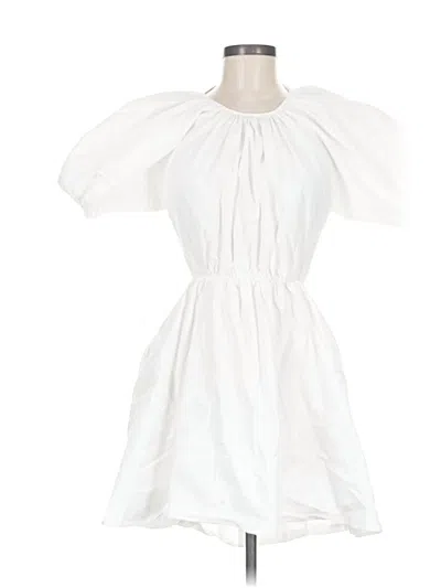 Pre-owned Nasty Gal Inc. Cocktail Dress In White