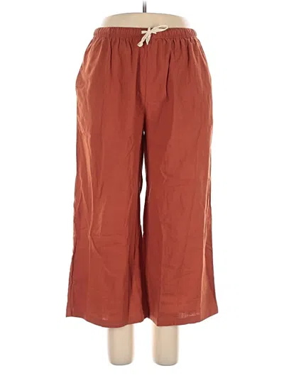 Pre-owned Ekouaer Casual Pants In Brown