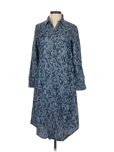 Pre-owned Chico's Casual Dress In Blue