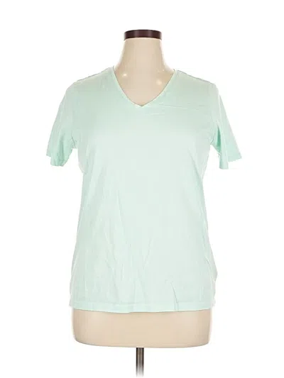 Pre-owned Lands' End Short Sleeve T-shirt In Green