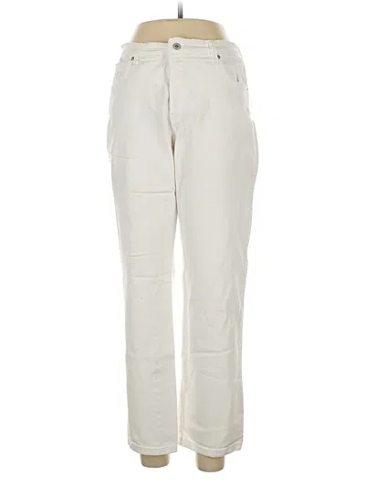 Pre-owned Gloria Vanderbilt Jeans In White