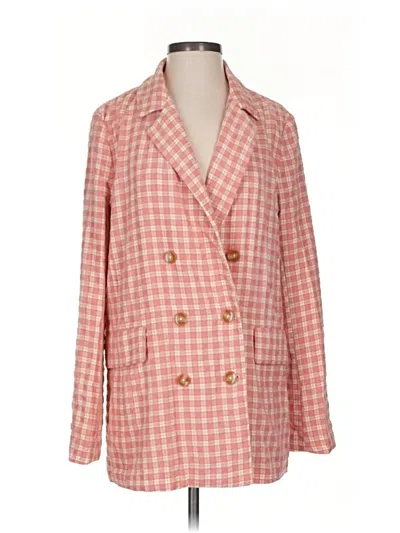 Pre-owned Free People Blazer Jacket In Pink