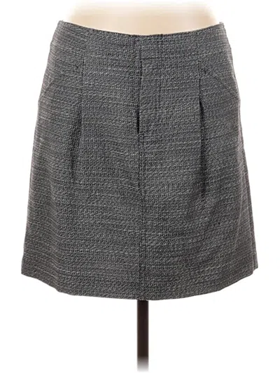 Pre-owned Ann Taylor Factory Formal Skirt In Gray