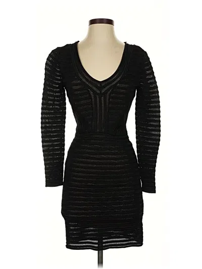 Pre-owned Bebe Cocktail Dress In Black