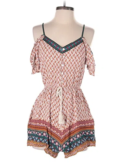 Pre-owned Xhilaration Romper In White