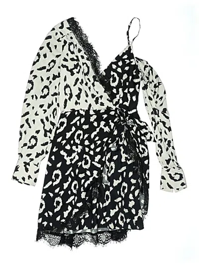 Pre-owned Self-portrait Cocktail Dress In Black