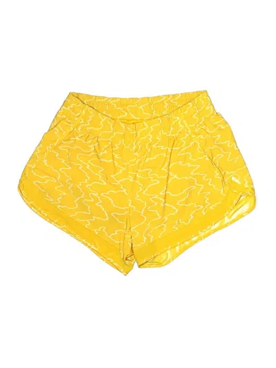 Pre-owned Athleta Athletic Shorts In Yellow