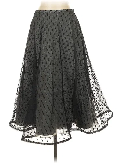 Pre-owned Lafayette 148 Formal Skirt In Black