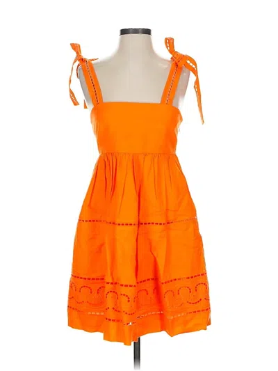 Pre-owned Simkhai Casual Dress In Orange