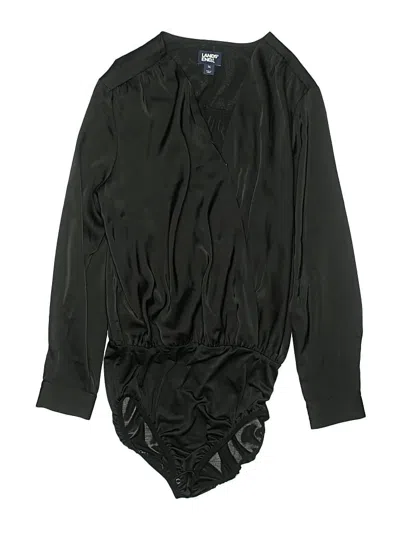 Pre-owned Lands' End Bodysuit In Black