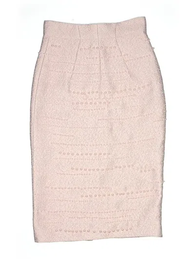 Pre-owned Emilia Wickstead Silk Skirt In Pink