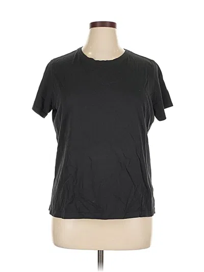 Pre-owned Lands' End Short Sleeve T-shirt In Black