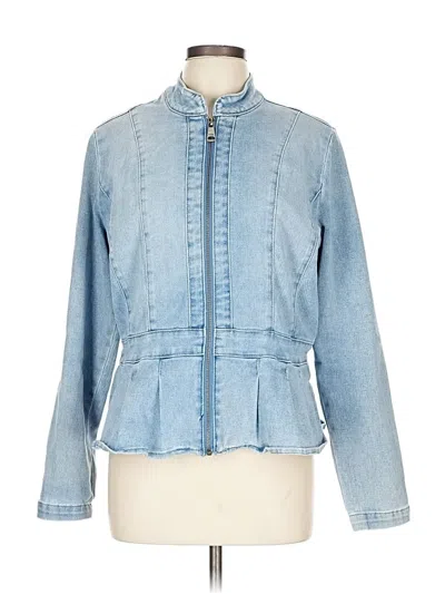Pre-owned Dkny Denim Jacket In Blue