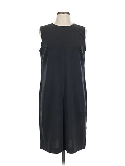 Pre-owned Jjill Casual Dress In Black
