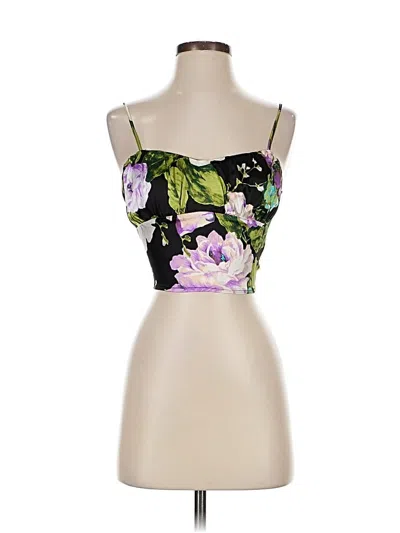 Pre-owned Forever 21 Tank Top Black Strapless Neckline Tops