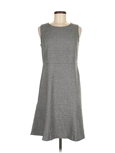 Pre-owned Ann Taylor Factory Casual Dress In Gray