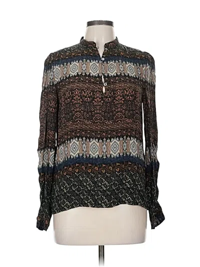 Pre-owned Vanessa Bruno Long Sleeve Blouse In Brown