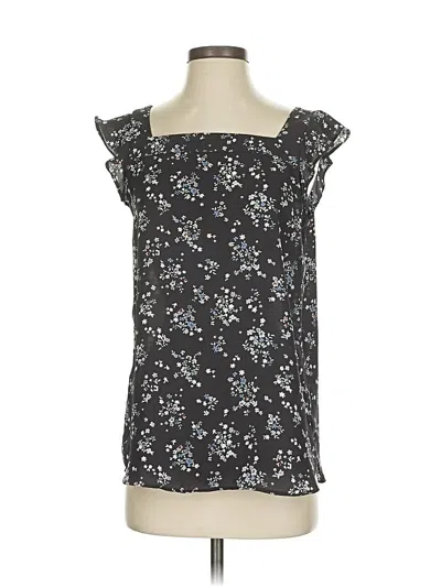 Pre-owned Ann Taylor Loft Outlet Sleeveless Blouse In Black