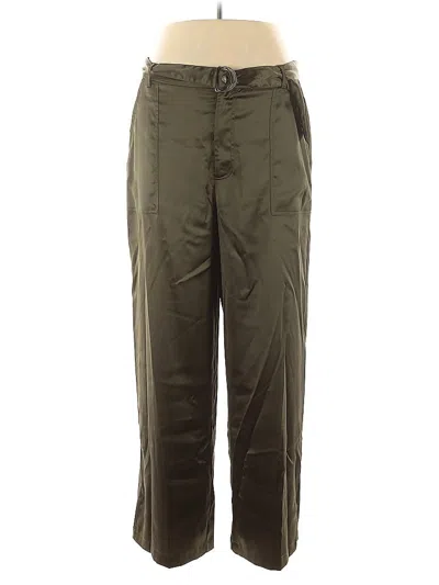 Pre-owned Scoop Casual Pants In Green