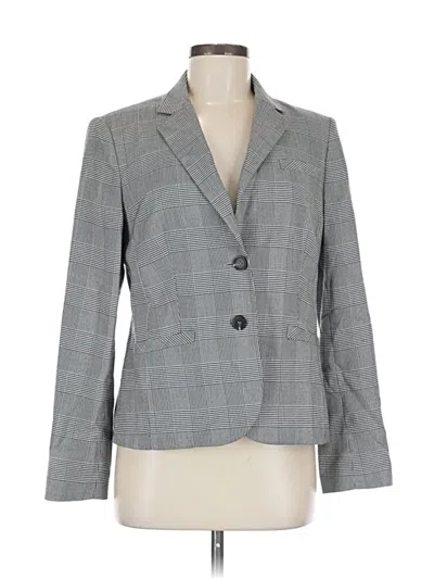 Pre-owned Jones New York Collection Blazer Jacket In Gray