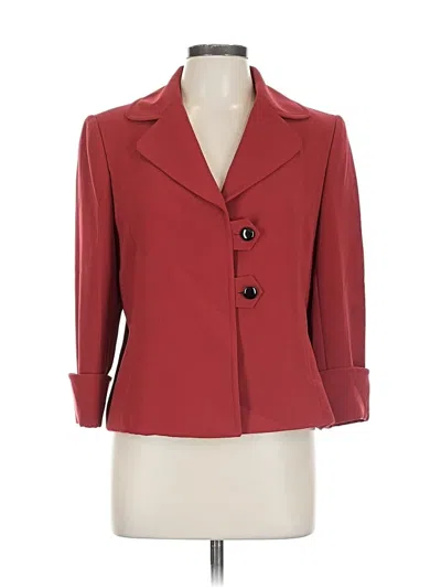 Pre-owned Tahari By Asl Blazer Jacket In Red