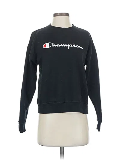 Pre-owned Champion Sweatshirt In Black