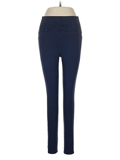 Pre-owned Skechers Active Pants In Blue