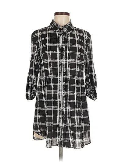 Pre-owned Nygard 3/4 Sleeve Blouse In Black