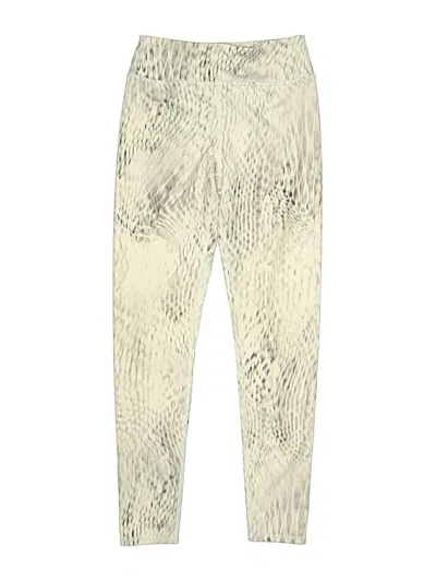 Pre-owned Zella Kids' Casual Pants In White