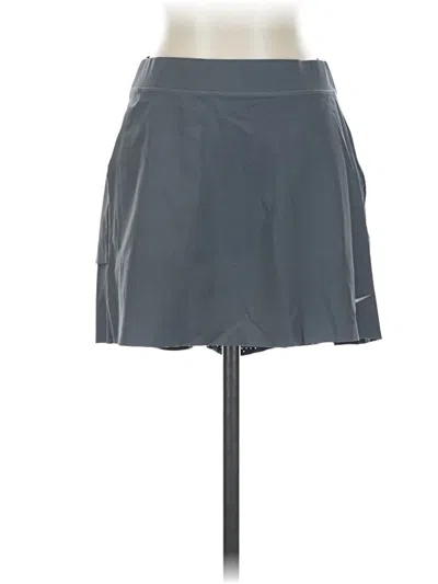 Pre-owned Nike Active Skirt In Gray