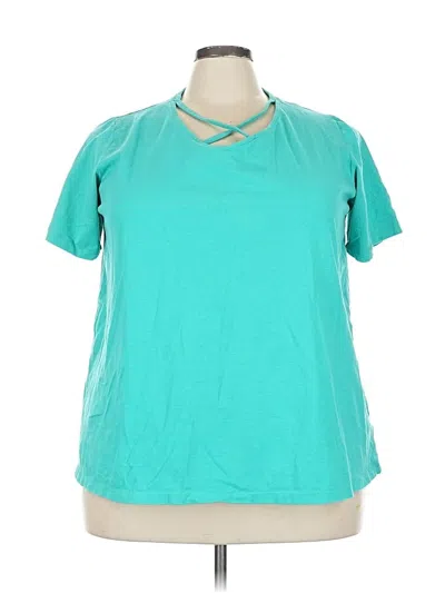 Pre-owned Jessica London Active T-shirt In Blue