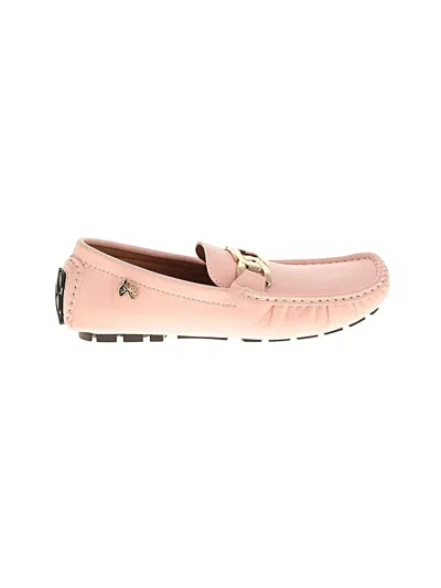 Pre-owned Fashion Flats In Pink