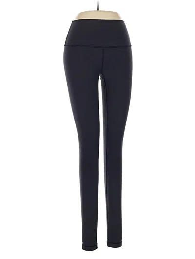 Pre-owned Lululemon Athletica Active Pants In Black