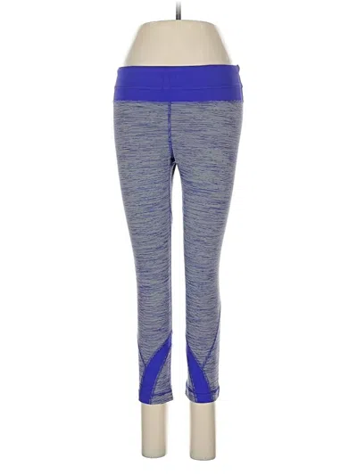 Pre-owned Lululemon Athletica Active Pants In Blue