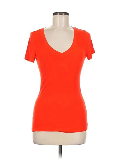 Pre-owned Michael Stars Short Sleeve T-shirt In Orange