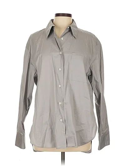 Pre-owned Zara Blazer Jacket In Gray