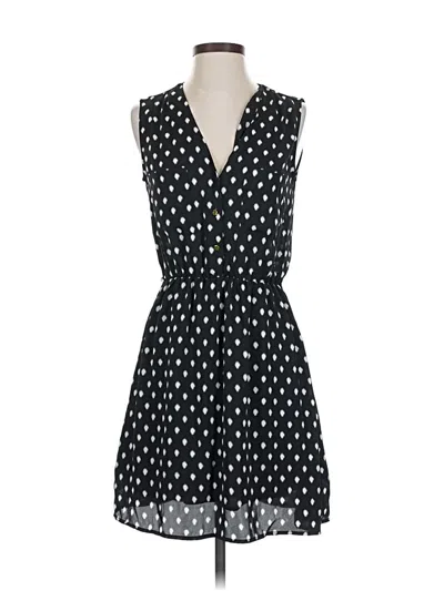Pre-owned H&m Casual Dress In Black