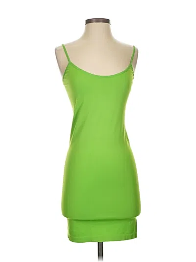 Pre-owned Cotton Candy Tank Top Green Strapless Neckline Tops