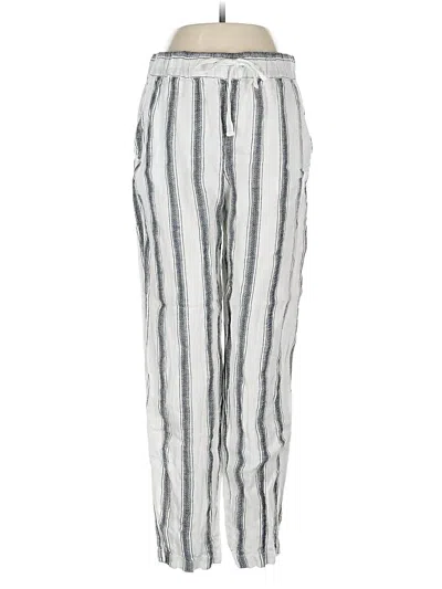 Pre-owned Artisan Ny Linen Pants In Silver