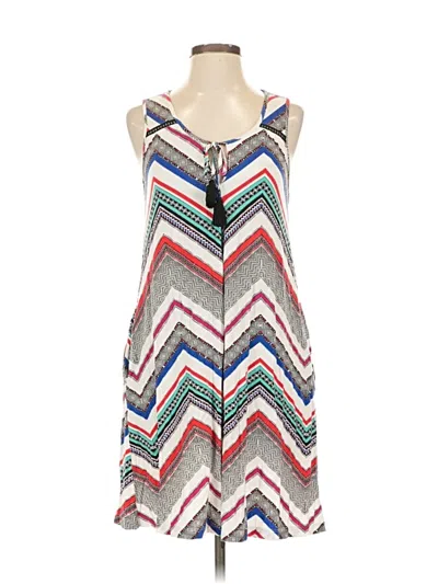 Pre-owned Lemon Tart Casual Dress In White